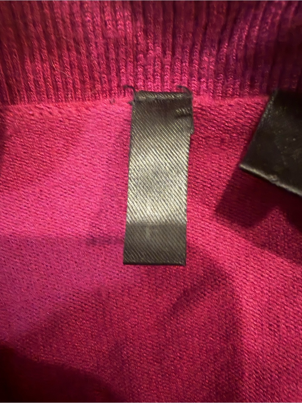 Open-Front Raspberry Pink Cardigan - Picture 2 of 2